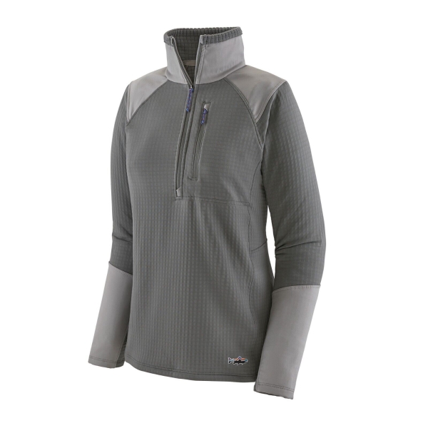 Patagonia W L/S R1 Fitz Roy Trout 1/4-Zip NGRY